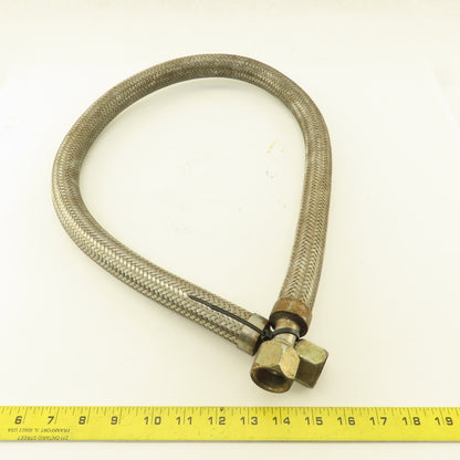 Berry 1-1/2"-12 JIC Flare Female Swivel Steel Braided Hydraulic Line 46"
