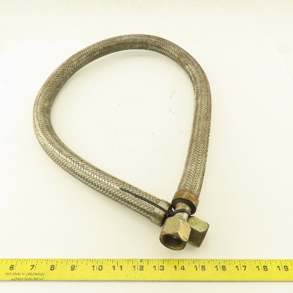 Berry 1-1/2"-12 JIC Flare Female Swivel Steel Braided Hydraulic Line 46"