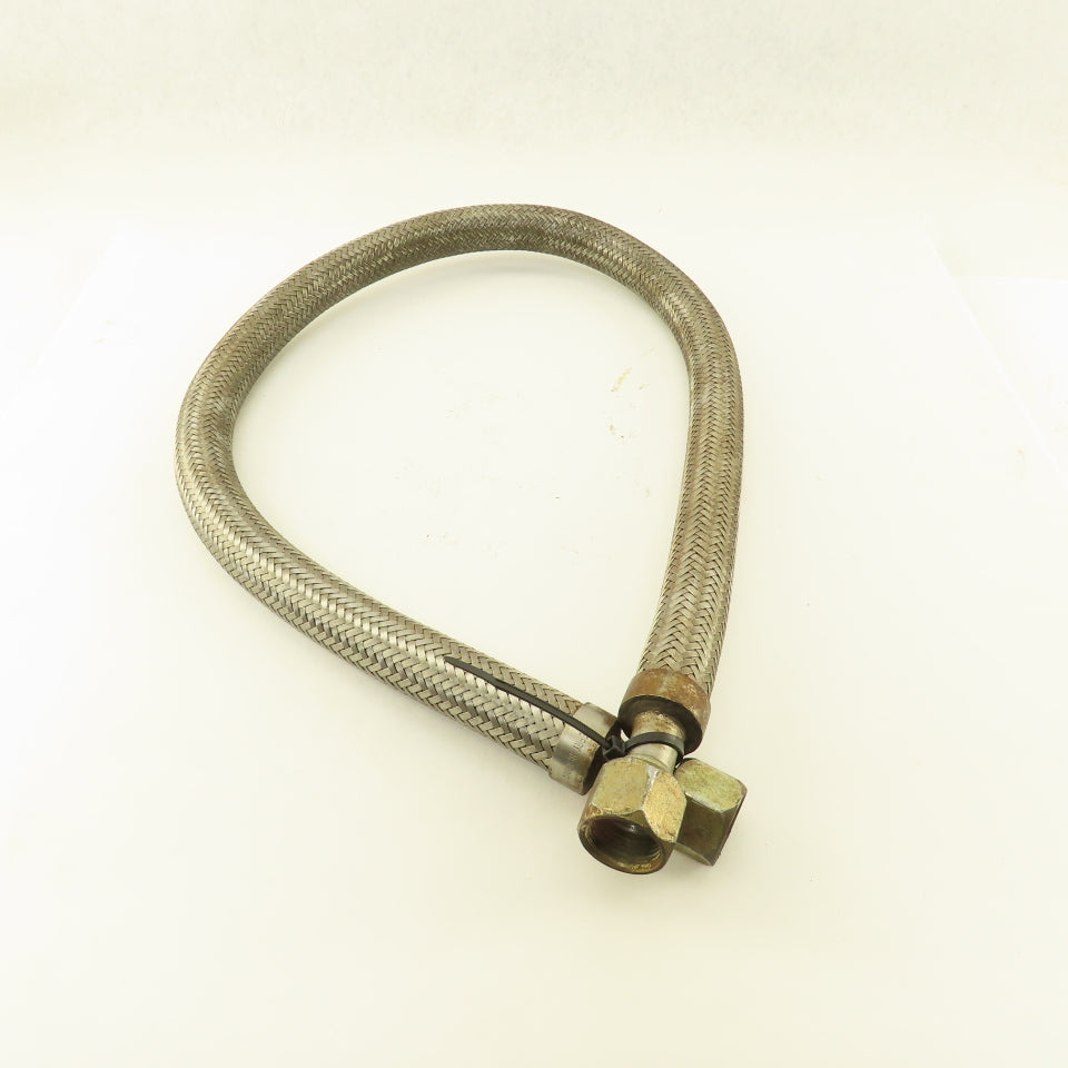 Berry 1-1/2"-12 JIC Flare Female Swivel Steel Braided Hydraulic Line 46"