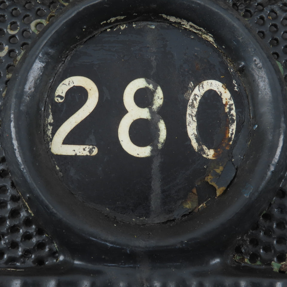 Gallmeyer & Livingston Model 280 Surface Grinder Name Plate Door Cover