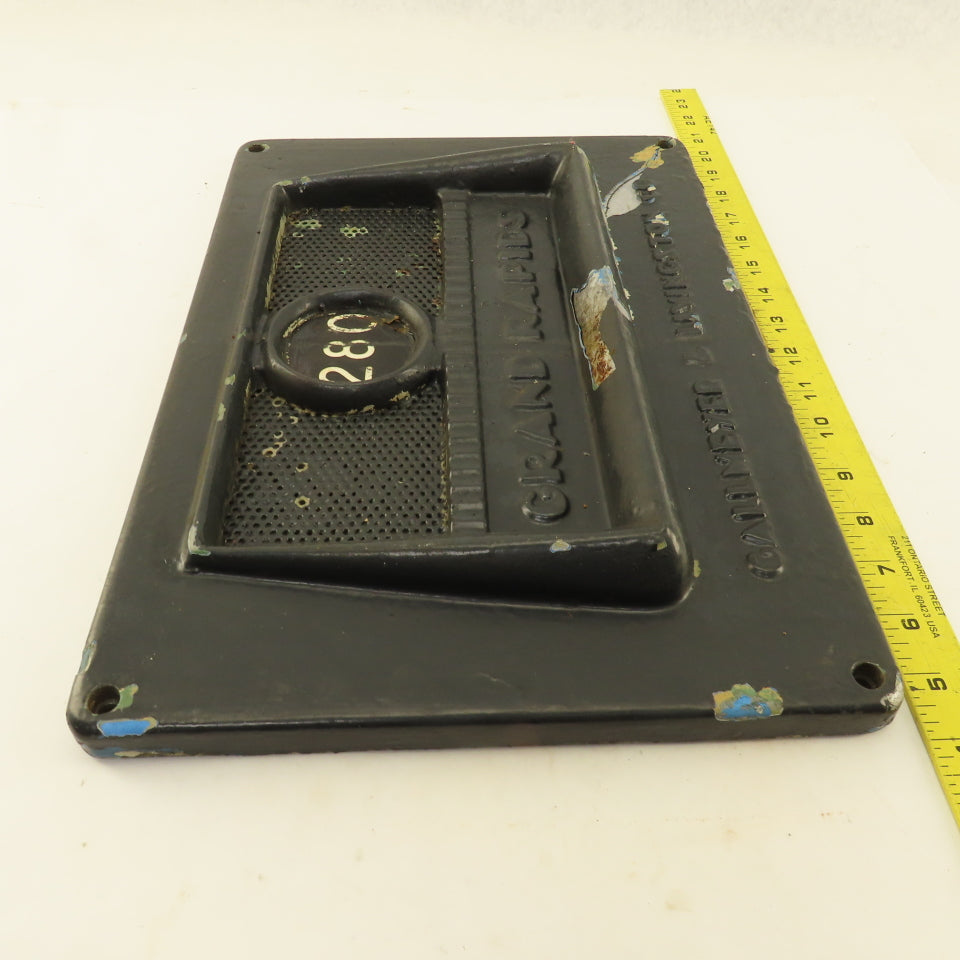 Gallmeyer & Livingston Model 280 Surface Grinder Name Plate Door Cover
