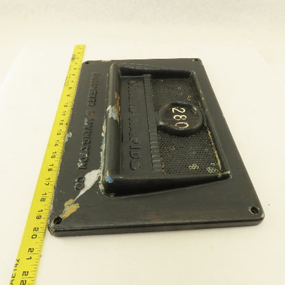 Gallmeyer & Livingston Model 280 Surface Grinder Name Plate Door Cover