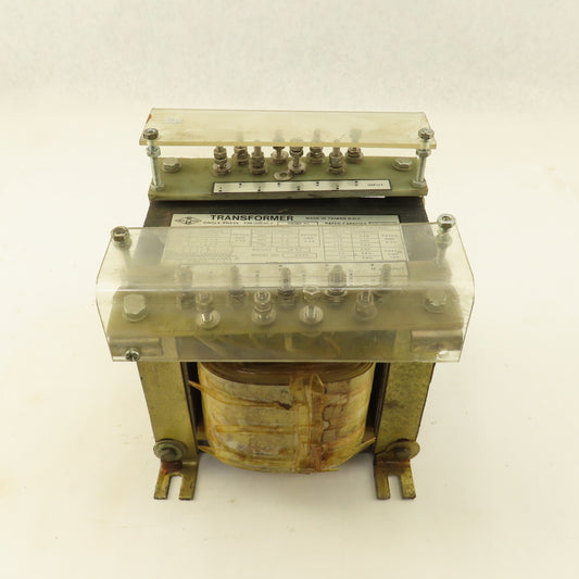 Mei-Hoh Model 8240 190-550V Pri 1.1kVa 100/30V Sec. Multitap 1Ph Transformer