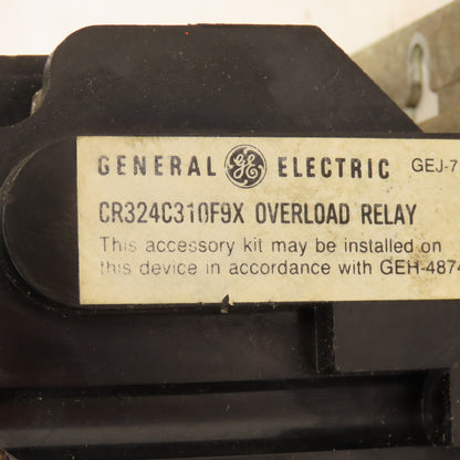 General Electric CR324C310F9X Overload Relay 3 Pole