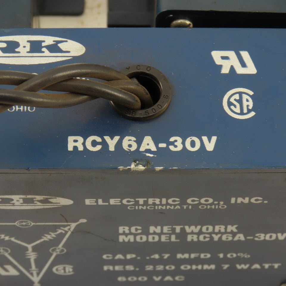R K Electric RCY6A-30V 600VAC RC Network Filter Lot Of 5