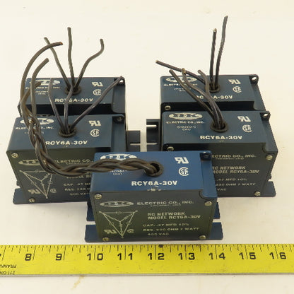 R K Electric RCY6A-30V 600VAC RC Network Filter Lot Of 5