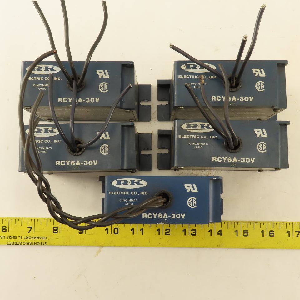 R K Electric RCY6A-30V 600VAC RC Network Filter Lot Of 5