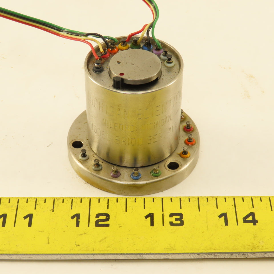 Michigan Scientific SR10M Slip Ring Rotation Sensor 10 Pole