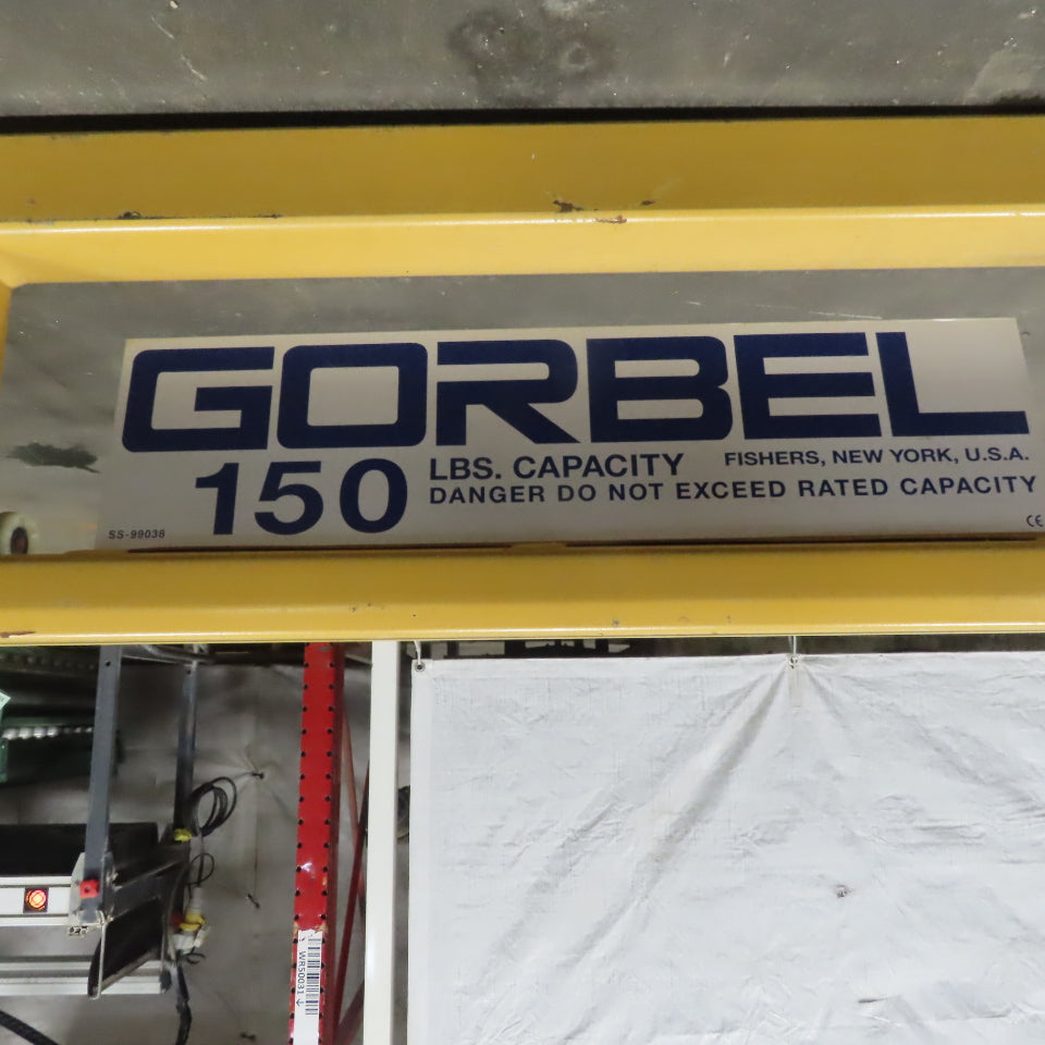 Gorbel 150lb Capacity Underhung Bridge Crane 21' Span