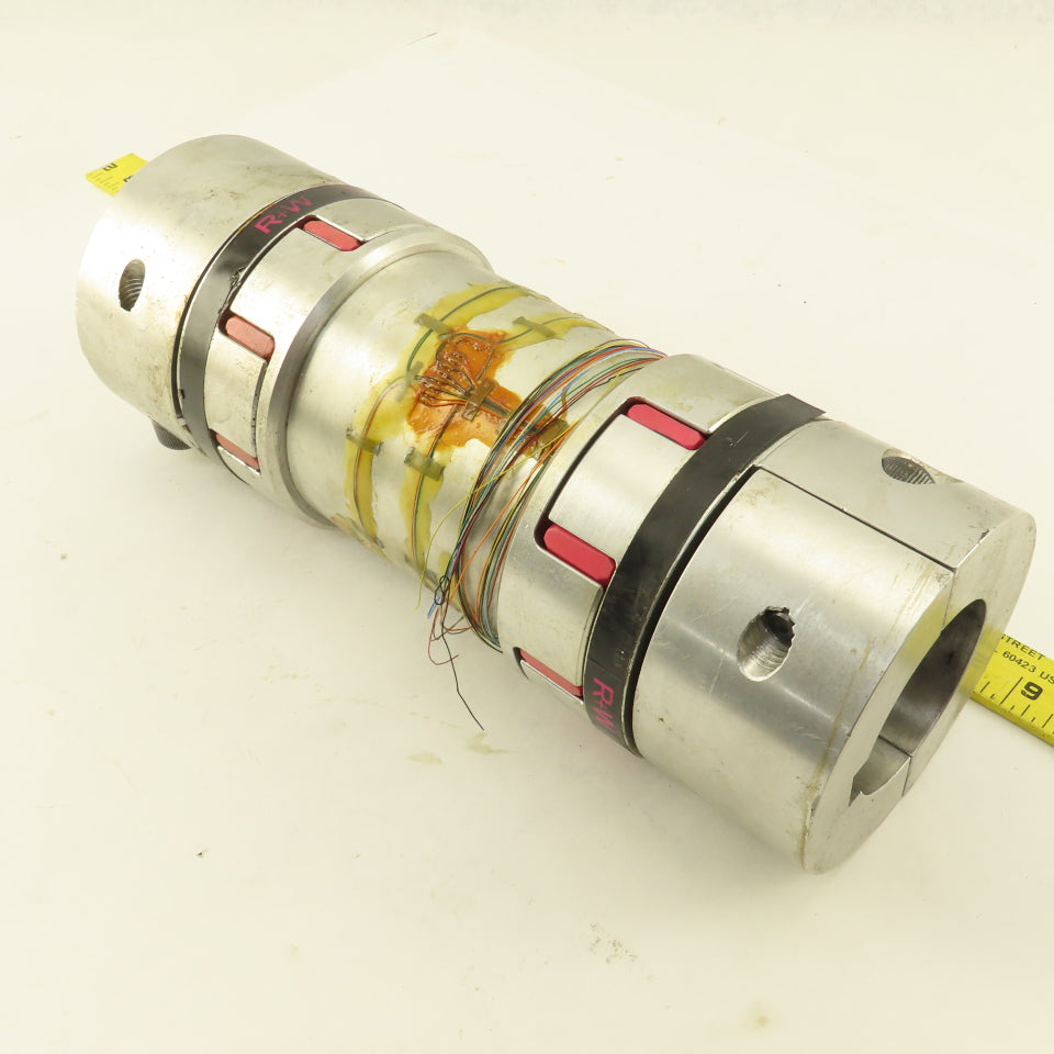 R+W 50mm x 55mm Bore Shaft Flexible Coupling  11" OAL