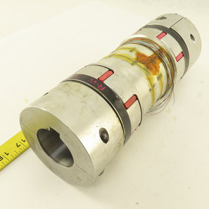 R+W 50mm x 55mm Bore Shaft Flexible Coupling  11" OAL