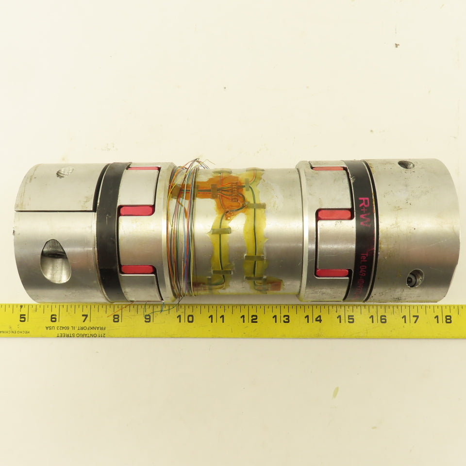 R+W 50mm x 55mm Bore Shaft Flexible Coupling  11" OAL