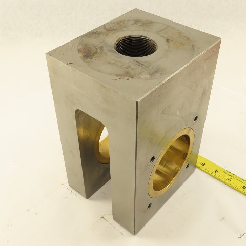 Custom Fab Hvy Duty Rod End Pressed Wear Bushing 2"-12 Thread 3-9/16" Bore Lot12