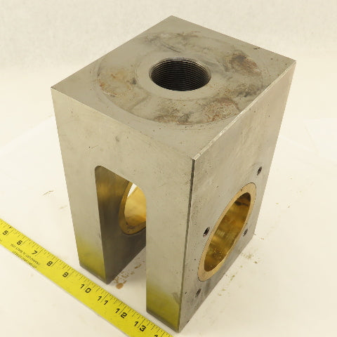 Custom Fab Hvy Duty Rod End Pressed Wear Bushing 2"-12 Thread 3-9/16" Bore Lot12