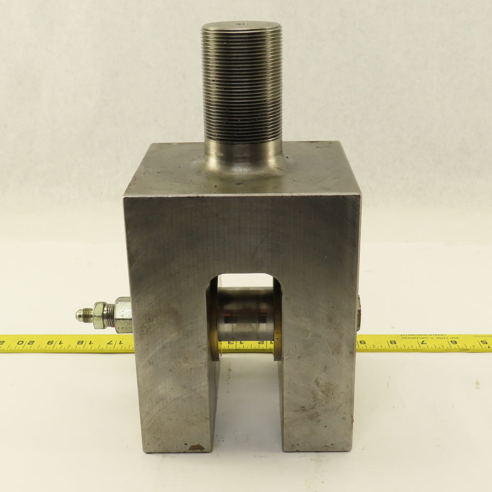 Custom Fab Heavy Duty Rod End Pressed Wear Bushing 2"-12 Thread 1-1/2" Bore