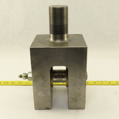 Custom Fab Heavy Duty Rod End Pressed Wear Bushing 2"-12 Thread 1-1/2" Bore