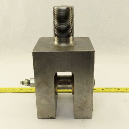 Custom Fab Heavy Duty Rod End Pressed Wear Bushing 2"-12 Thread 1-1/2" Bore