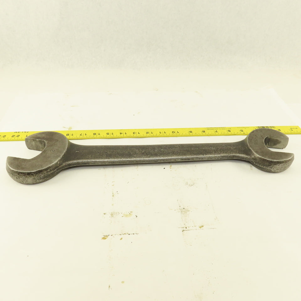 Williams No. 45 1-13/16" x 2" Open Ended Wrench Drop Forged 19" OAL