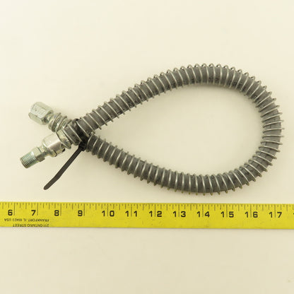 1/4" Male NPT x 3/8" Female Swivel LP Gas Hose 24" Hose