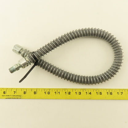 1/4" Male NPT x 3/8" Female Swivel LP Gas Hose 24" Hose