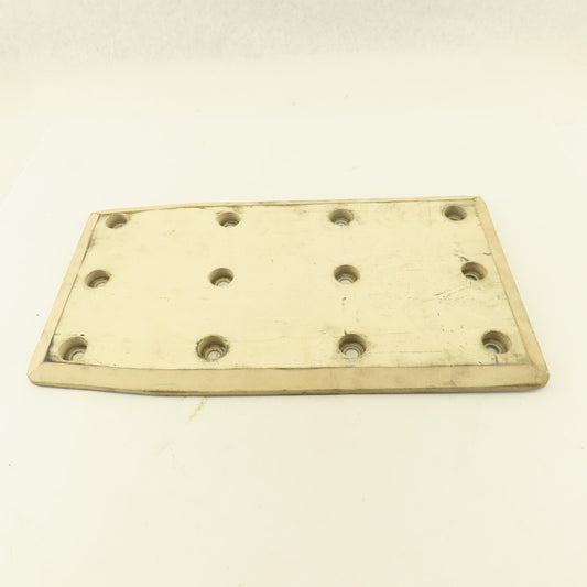 Cascade 356629 60F White Rubber Bolt On Contact Pad Paper Roll Clamp