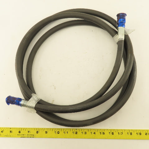 Yale 580045566 Hydraulic Hose 3/8" Non Swivel Male ORFS 3/8" x 1/2" 11' OAL