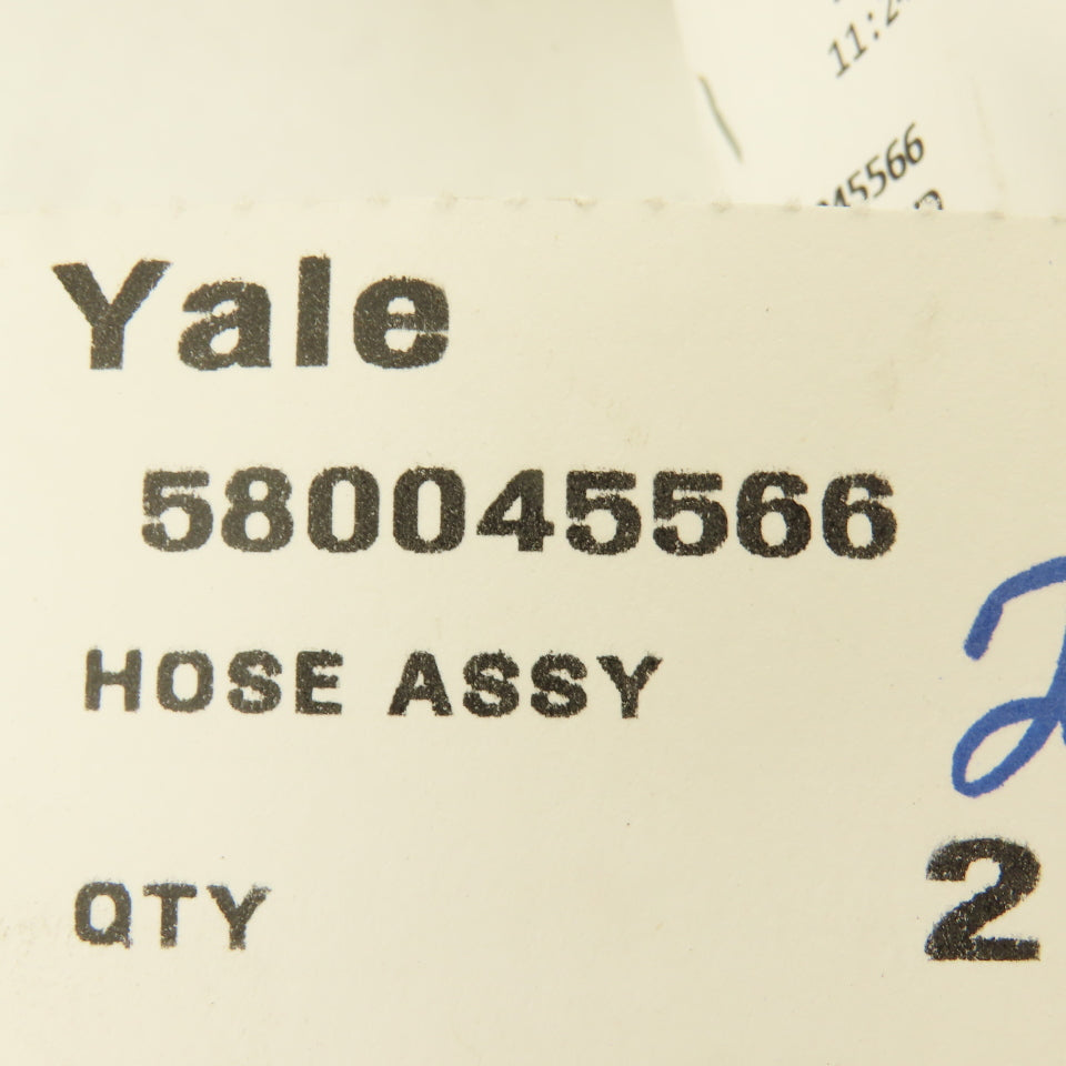 Yale 580045566 Hydraulic Hose 3/8" Non Swivel Male ORFS 3/8" x 1/2" 11' OAL