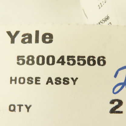 Yale 580045566 Hydraulic Hose 3/8" Non Swivel Male ORFS 3/8" x 1/2" 11' OAL