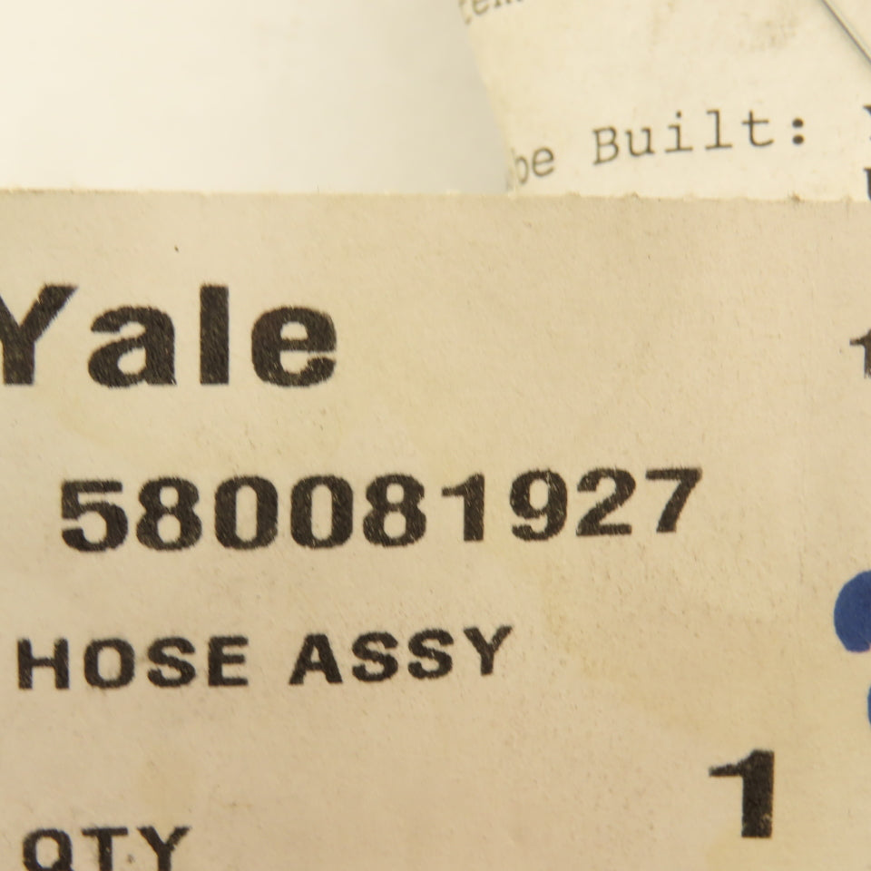 Yale 580081927 3/8" Hydraulic Hose 3/8" ORFS O-Ring Flat Face Male Female 10'