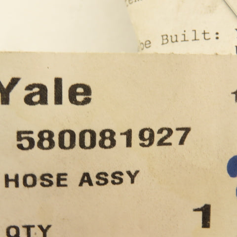 Yale 580081927 3/8" Hydraulic Hose 3/8" ORFS O-Ring Flat Face Male Female 10'