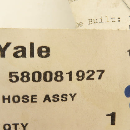 Yale 580081927 3/8" Hydraulic Hose 3/8" ORFS O-Ring Flat Face Male Female 10'
