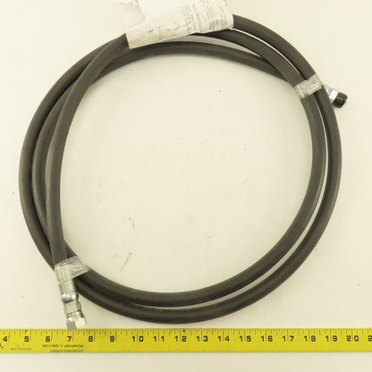 Yale 580081927 3/8" Hydraulic Hose 3/8" ORFS O-Ring Flat Face Male Female 10'