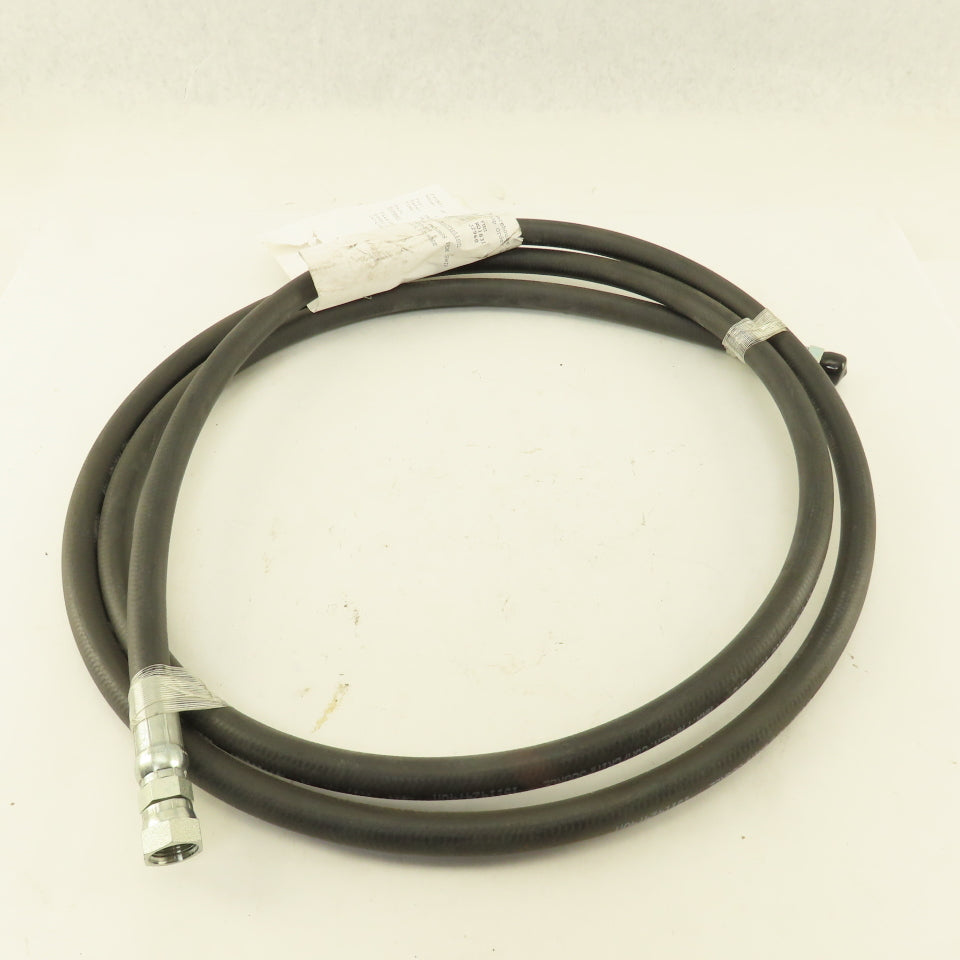 Yale 580081927 3/8" Hydraulic Hose 3/8" ORFS O-Ring Flat Face Male Female 10'