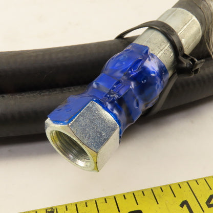 Yale 5800816393 3/8" Hydraulic Hose 3/8" ORFS O-Ring Flat Face Male 3/8" JIC 17'