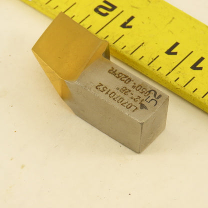 Gleason L07070152 Right Hand Cutting Blades 12°-26° 0.050" PW 0.025"R Wb Lot/23