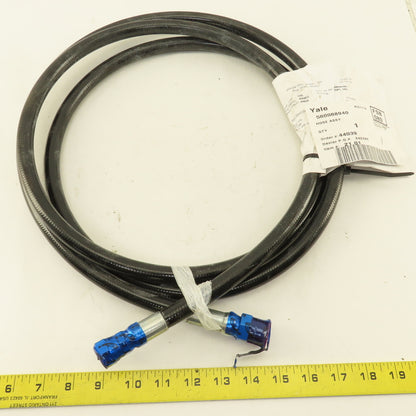 Yale 580088940 3/8" Hydraulic Hose 1/2" ORFS O-Ring Flat Face Male 3/8" ORFS 11'