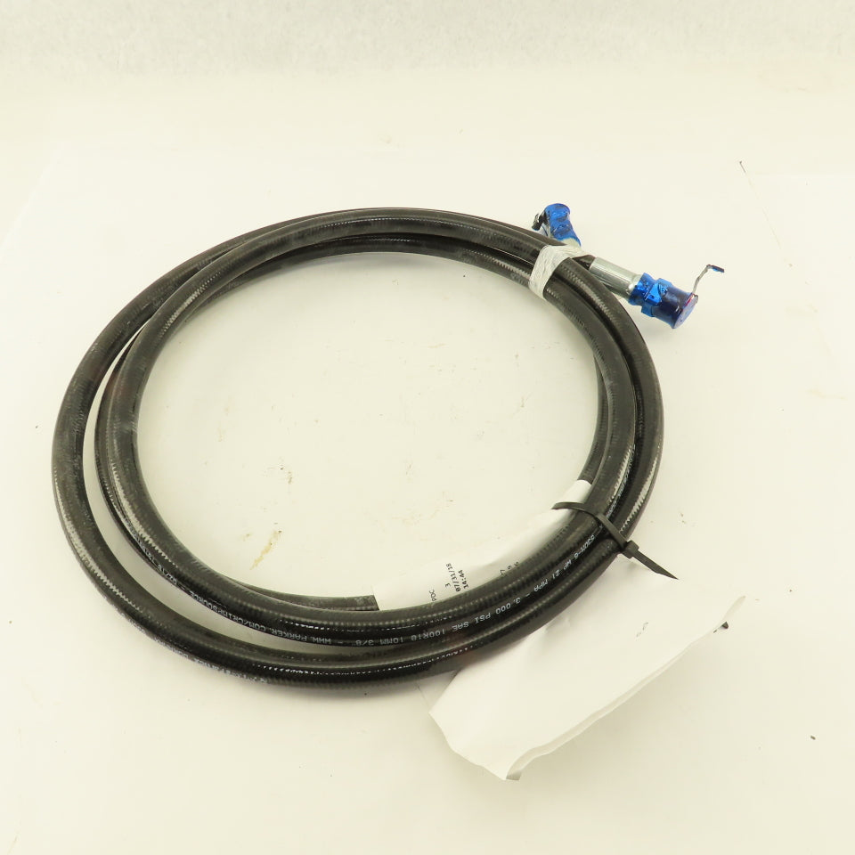Yale 580088940 3/8" Hydraulic Hose 1/2" ORFS O-Ring Flat Face Male 3/8" ORFS 11'
