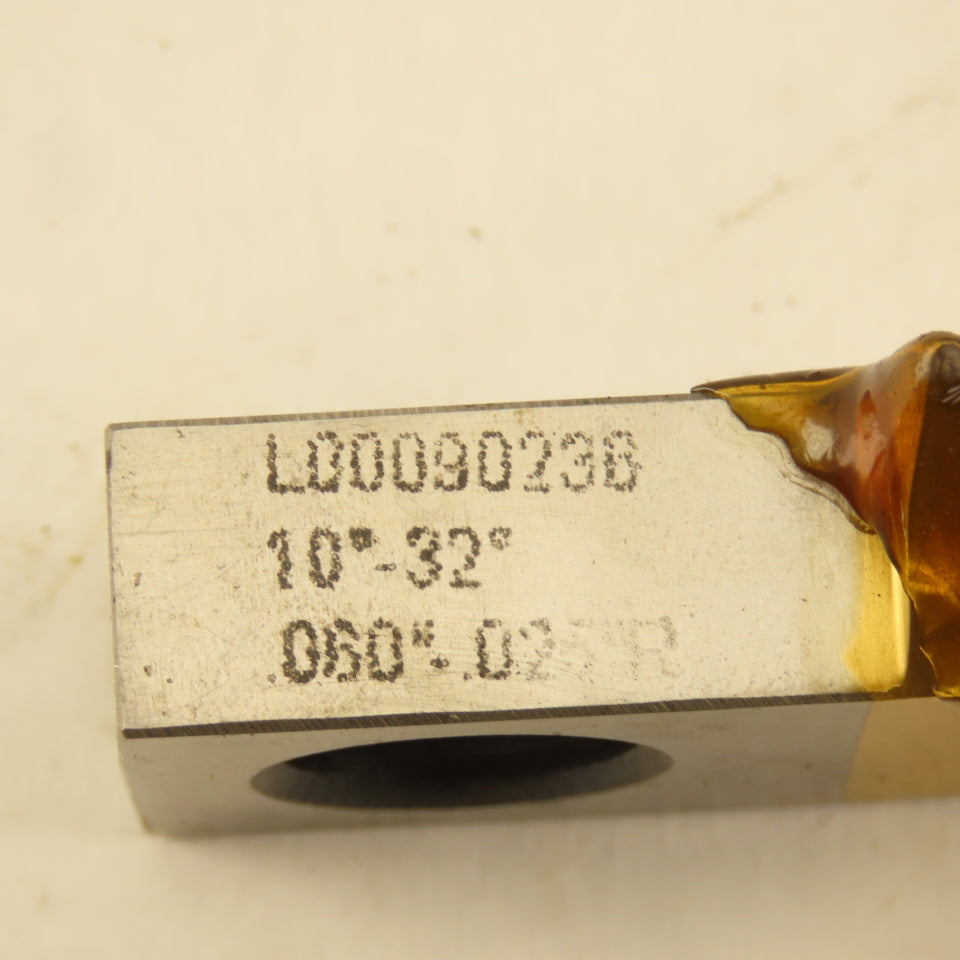 Gleason L00090236 Right Hand Cutting Blades 10°-32° 0.060" PW 0.025"R Wb Lot/24
