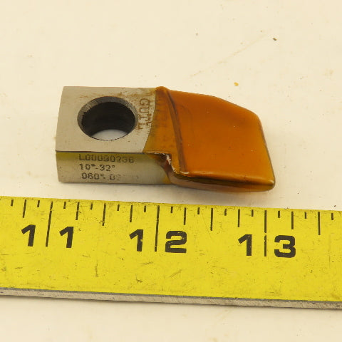 Gleason L00090236 Right Hand Cutting Blades 10°-32° 0.060" PW 0.025"R Wb Lot/24