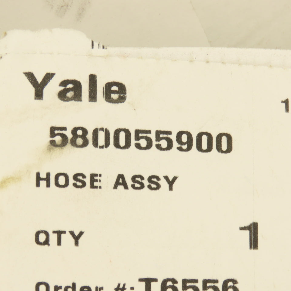 Yale 580055900 3/8" Hydraulic Hose 1/2" ORFS O-Ring Flat Face Male 3/8" ORFS 11'