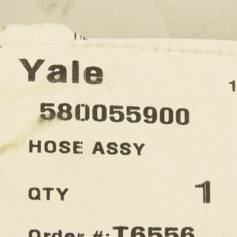 Yale 580055900 3/8" Hydraulic Hose 1/2" ORFS O-Ring Flat Face Male 3/8" ORFS 11'