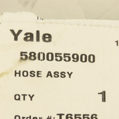 Yale 580055900 3/8" Hydraulic Hose 1/2" ORFS O-Ring Flat Face Male 3/8" ORFS 11'