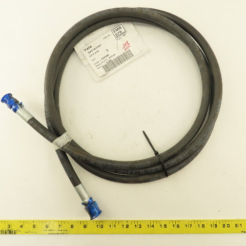 Yale 580055900 3/8" Hydraulic Hose 1/2" ORFS O-Ring Flat Face Male 3/8" ORFS 11'