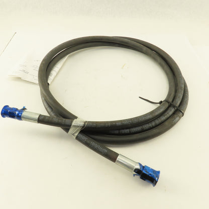Yale 580055900 3/8" Hydraulic Hose 1/2" ORFS O-Ring Flat Face Male 3/8" ORFS 11'