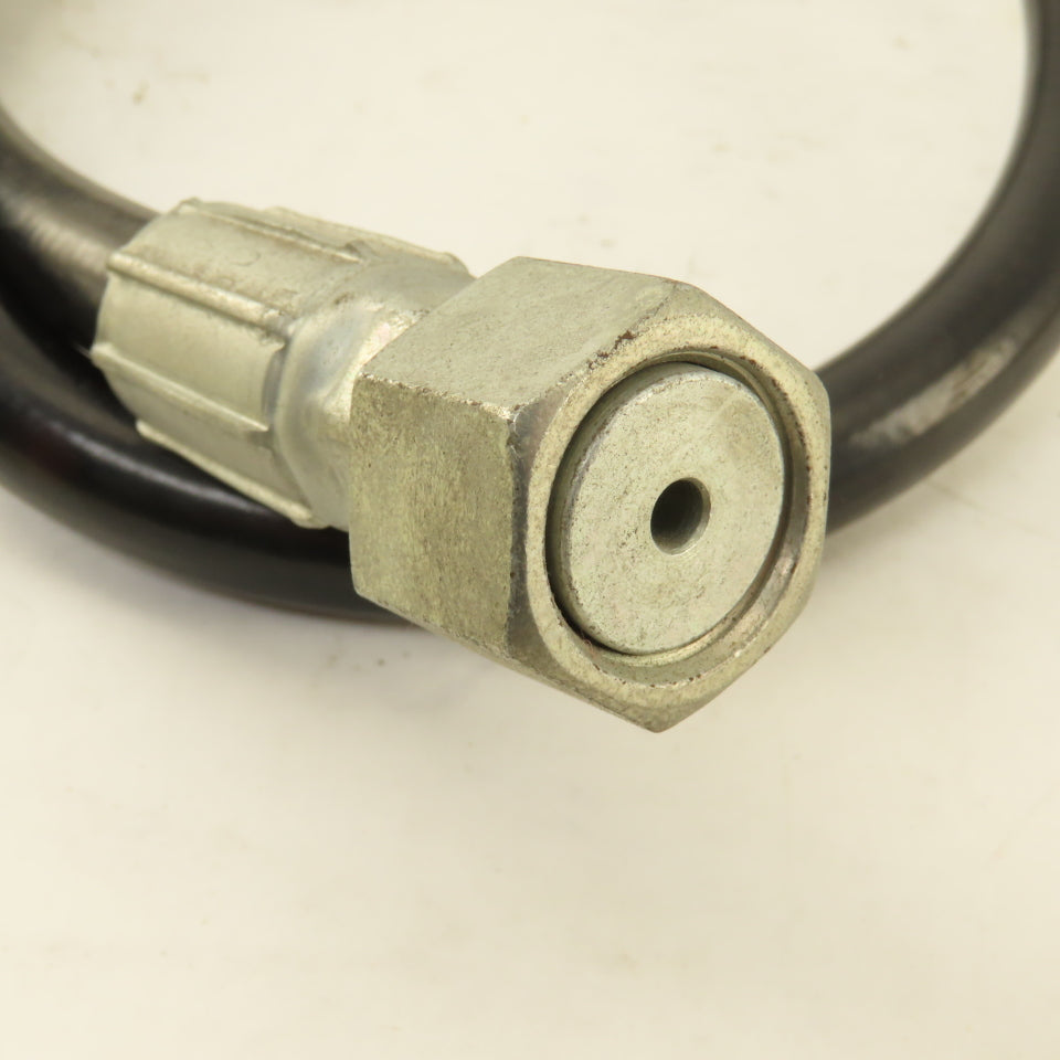 Gates 1/4" Hydraulic Hose 1/4" Female JIC x 3/8" ORFS O-Ring Flat Swivel 30"