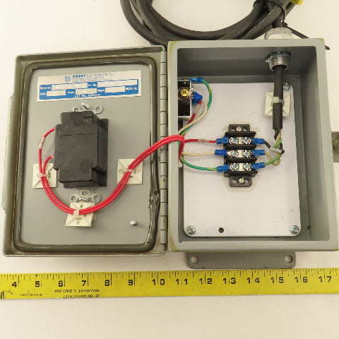 Crest Ultrasonics 500/250Timer 120V 1Ph Cleaning Tank Timer 60 Minute