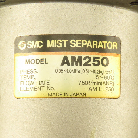 SMC AM250 AR2500 Airline Filter Regulator Mist Separator 3/8"-1/2"