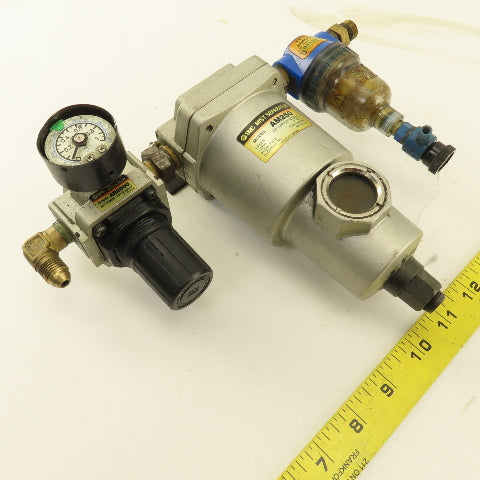 SMC AM250 AR2500 Airline Filter Regulator Mist Separator 3/8"-1/2"