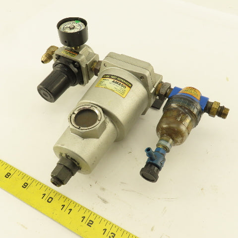 SMC AM250 AR2500 Airline Filter Regulator Mist Separator 3/8"-1/2"