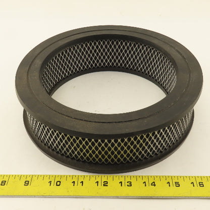 9-1/8" OD x 6-3/4" ID x 2-1/2" Thick Reinforced Non Pleated Washable Air Filter